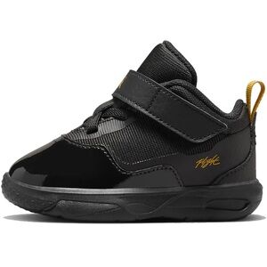 Nike Stay Loyal 3 Baby/Toddler Shoes (FB9924-071, Black/White/Yellow Ochre)